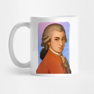 Classical composer Wolfgang Amadeus Mozart illustration Mug